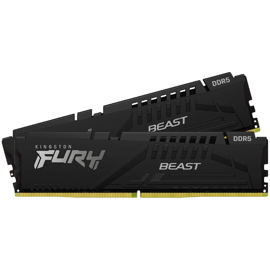 Slika DIMM DDR5 16 GB x2 Kit 6000 MHz Kingston FURY Beast Black EXPO, KF560C36BBE2K2-32