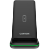 Slika CANYON wireless charger WS-304 15W 3in1 Black