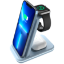 Slika CANYON wireless charger WS-304 15W 3in1 Blue