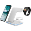 Slika CANYON WS-303 3in1 Wireless charger, with touch button for Running water light White