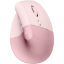 Slika Logitech Lift Vertical Ergonomic Mouse, ROSE/DARK ROSE