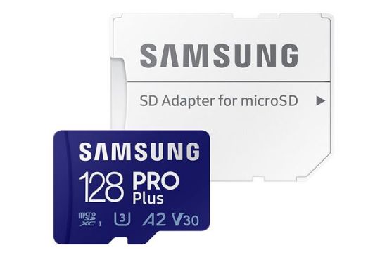 Slika Secure Digital card Micro 128 GB Samsung PRO Plus + Adapter, MB-MD128SA/EU