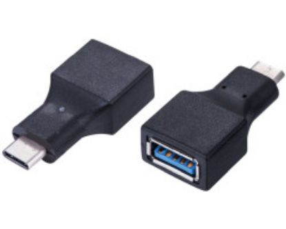 Slika USB 3.2 Gen1 TIP C-A USB 3.1 Gen1 M/F Roline VALUE, OTG, crni