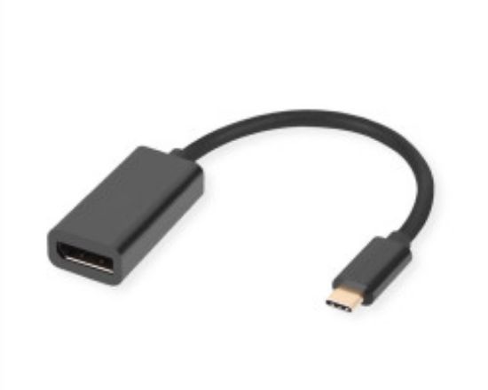 Slika USB3.1 Type C M na DisplayPort F v1.2 Roline adapter STANDARD, 4K-60Hz
