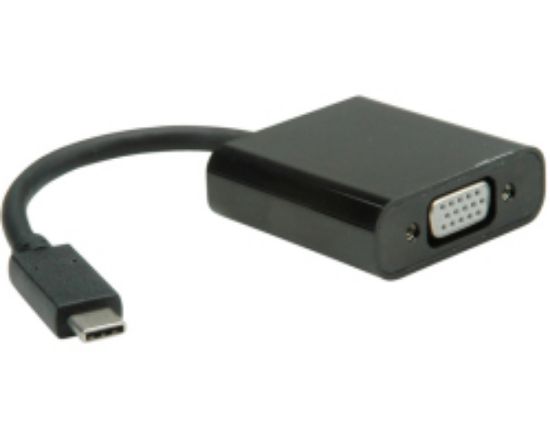 Slika USB3.1 Type C M - VGA F adapter, Roline VALUE, 0.15m
