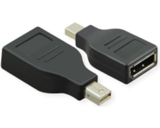 Slika Mini Display Port M - DisplayPort F, adapter v1.2, 4K60, Roline VALUE