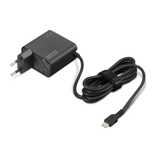 Slika Lenovo 65W USB-C Wall Adapter-EU Pin, 4X21L54610