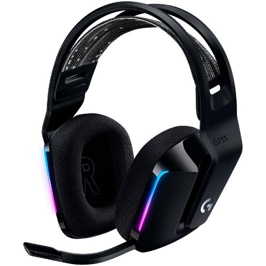 Slika Logitech G733 gaming slušalice s mikrofonom, crna