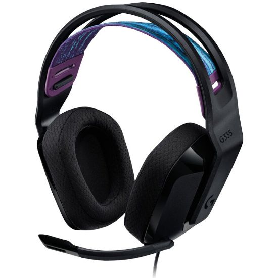 Slika Logitech G335 gaming slušalice s mikrofonom, crne