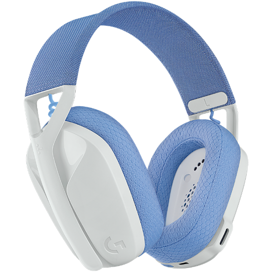 Slika Logitech G435 gaming slušalice s mikrofonom, bijele