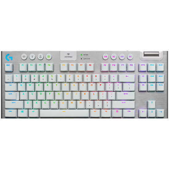 Slika Logitech G915 X LIGHTSPEED Wireless Gaming Keyboard, white, tactile