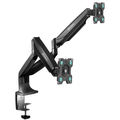 Slika ONKRON G200 Dual Monitor Desk Mount Stand for 13 to 32-Inch LCD LED Monitors up to 9 kg, Black