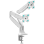 Slika ONKRON G200 Dual Monitor Desk Mount Stand for 13 to 32-Inch LCD LED Monitors up to 9 kg, White