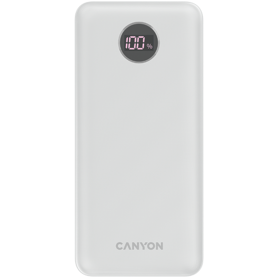 Slika Power bank CANYON PB-2002, White, 20000mAh