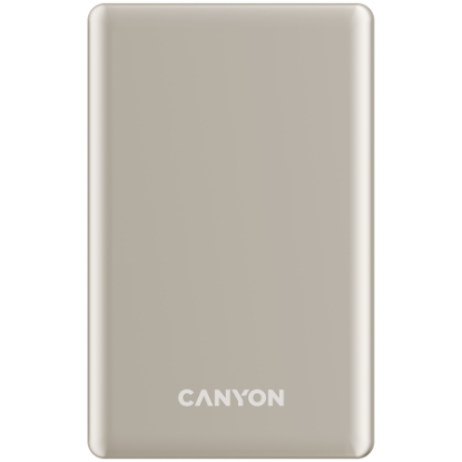 Slika Power bank CANYON OnPower 510 slim Magsafe, Beige, 10000mAh