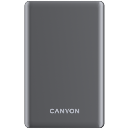 Slika Power bank CANYON OnPower 510 slim Magsafe, Dark Grey, 10000mAh