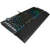 Slika Corsair K100 RGB Optical-Mechanical Gaming Keyboard, Backlit RGB LED, Black PBT Keycaps