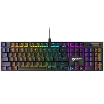 Slika CANYON keyboard Cometstrike GK-55 EN Wired
