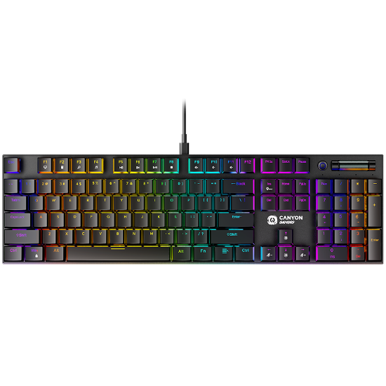 Slika CANYON keyboard Cometstrike GK-55 EN Wired