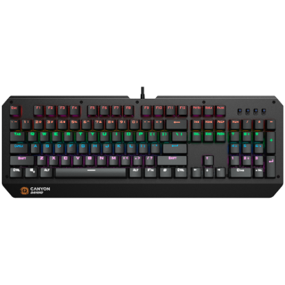 Slika CANYON Hazard GK-6 Wired multimedia gaming keyboard with lighting effect