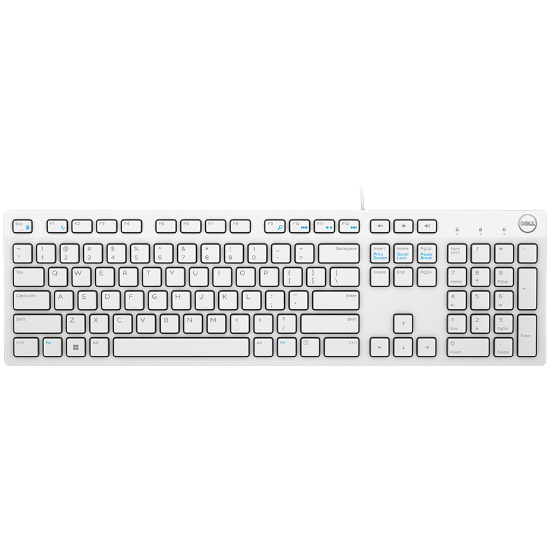 Slika Dell Keyboard KB216, White UK (QWERTY), HR press