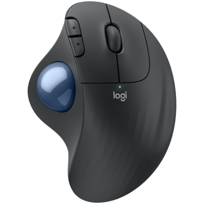 Slika Logitech ERGO M575S Wireless Trackball, GRAPHITE+BLUE BALL