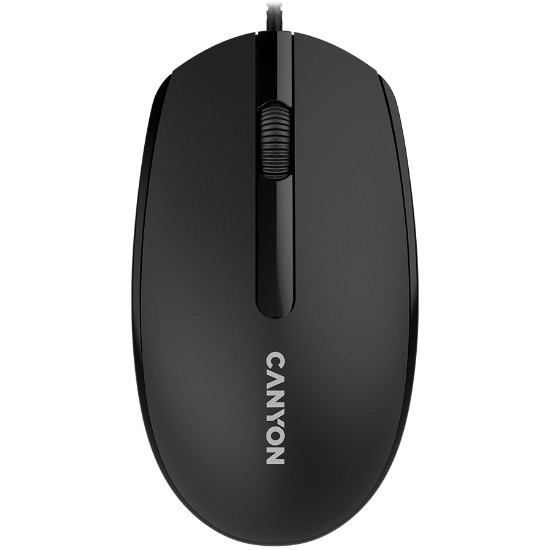 Slika Canyon M-10 Wired optical mouse with 3 buttons, Black