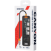 Slika USB Hub 3.0 3-port Canyon DS-13 7in1 4k USB-C Transparent Space Grey