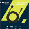 Slika CANYON MFI-12 USB-A to Lightning 2m cable, White