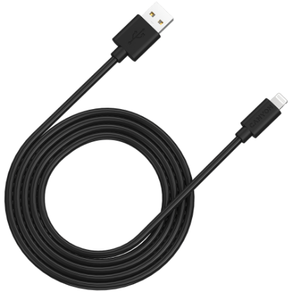 Slika CANYON MFI-12 USB-A to Lightning 2m cable, Black
