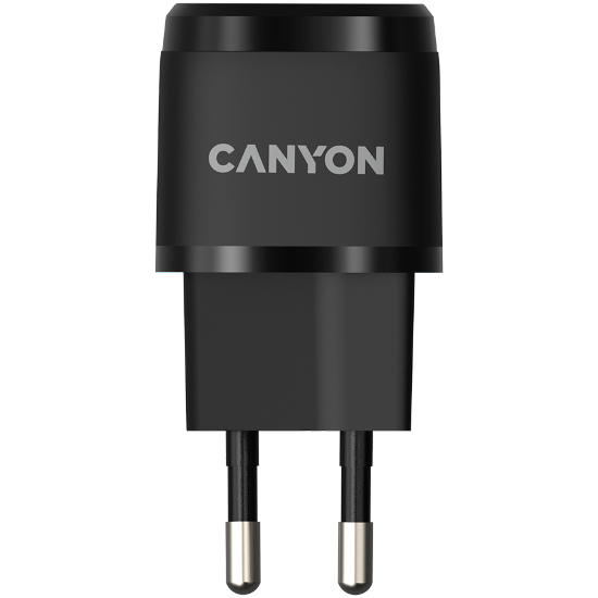 Slika USB punjač zidni CANYON H-20-05, PD 20W, Black