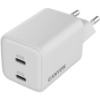 Slika USB punjač zidni CANYON CU45CC GaN 45W 2xPD, White