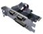 Slika PCIe 2x serial, 1 x parallel Asonic + LP