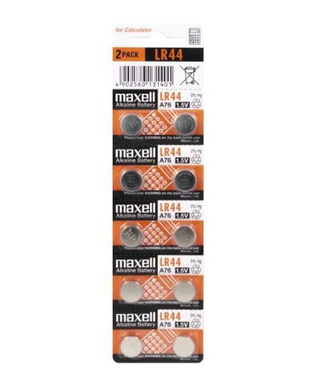 Slika LR44 Maxell (10 pack 5x2)