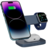 Slika CANYON Wireless Charging Station Hexagon 310 3in1 DarkGrey/Blue