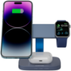 Slika CANYON Wireless Charging Station Hexagon 310 3in1 DarkGrey/Blue