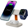 Slika CANYON Wireless Charging Station Hexagon 310 3in1 LightGrey/Orange