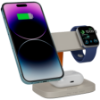 Slika CANYON Wireless Charging Station Hexagon 310 3in1 LightGrey/Orange