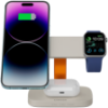 Slika CANYON Wireless Charging Station Hexagon 310 3in1 LightGrey/Orange