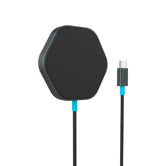 Slika CANYON wireless charger HEXAGON 110 Dark Grey Blue