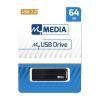 Slika USB 2.0 Flash Memory Drive  64GB MyMedia, crni