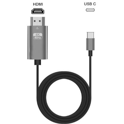 Slika USB3.1 Type C M - HDMI M kabel, Asonic, 2m, 4K-60Hz