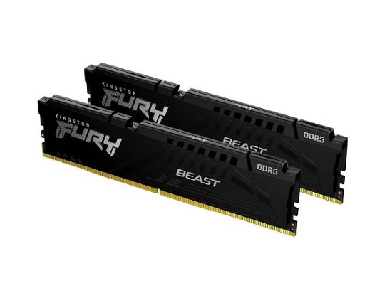 Slika DIMM DDR4 16 GB x2 Kit 5600 MHz Kingston FURY Beast, KF556C40BBK2-32
