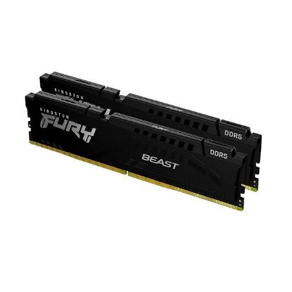 Slika DIMM DDR5 32 GB x2 Kit 6000 MHz Kingston FURY Black EXPO, KF560C36BBEK2-64