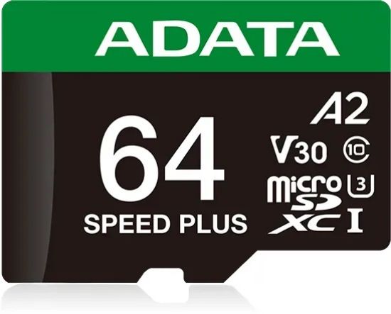 Slika Secure Digital card  Micro  64 GB ADATA, UD64GUI3V30A2SP-RA1