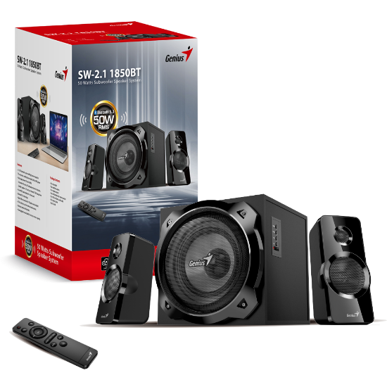 Slika Genius zvučnici SW-2.1 1850BT, 50W, Bluetooth