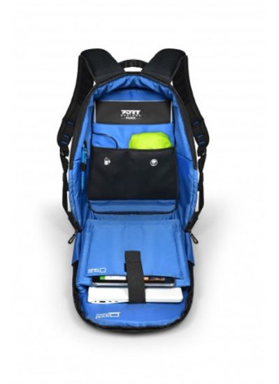 Slika Port ruksak CHICAGO EVO 13/15.6", crn, kišna navlaka