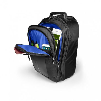 Slika Port ruksak CHICAGO EVO, kotačići, 13/15.6", crni