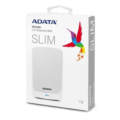 Slika USB 3.2  2 TB ADATA Classic HV320 1TB White, AHV320-1TU31-CWH