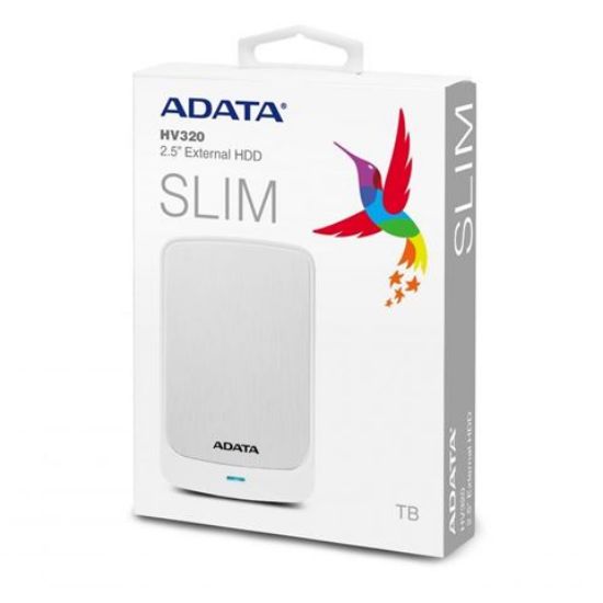 Slika USB 3.2  2 TB ADATA Classic HV320 1TB White, AHV320-1TU31-CWH